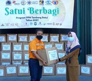 PT Arutmin Indonesia Tambang Satui Bagikan Ribuan Paket Sembako, Kepada Warga Delapan Desa Satui