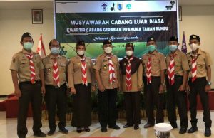 Wabup M Rusli Terpilih Menjadi Ketua Kwarcab Pramuka Tanbu