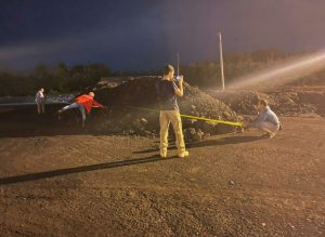 Polres Tanbu Police Line Puluhan Ton Batubara di Pelabuhan BIR