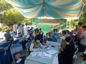 Meminimalisir Penyebaran Covid 19, Dinkes Tanbu Gelar Vaksinasi Massal