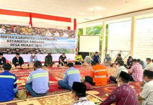 Bupati Zairullah Pimpin Rakor Penanganan Covid 19, di Ikuti Sejumlah Karyawan Perusahaan Tambang Batubara