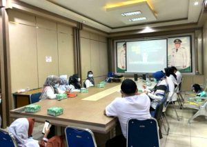 Pemkab Tanbu Ikuti Kick Off Evaluasi KIP-RB-ZI Melalui Vicon dengan Kementeran PANRB Pusat