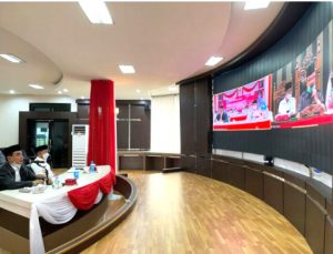 Bupati Zairullah Menyampaikan RAPBDP 2021 Melalui Digital Live Room Kepada DPRD Tanbu