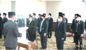 Sekda Ingatkan Pejabat Yang Baru di Lantik Harus Lebih Disiplin