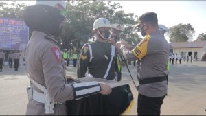 Giat Operasi Patuh Intan 2021 Polres Tanbu, Ciptakan Budaya Tertib Berlalulintas di Jalan