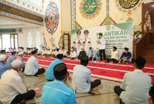 Ketua DPW BKPRMI Kalsel Mengukuhkan Kepengurusan Baru BKPRMI Tanbu