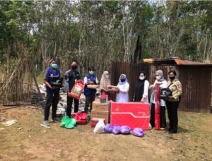 Pemkab Tanbu Bantu Korban Kebakaran, Siti Fatimah Ucapkan Ini