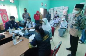 Tuntaskan Vaksinasi Daerah, Pemkab Tanbu Kerjasama BIN Kalsel Gelar Vaksinasi Massal