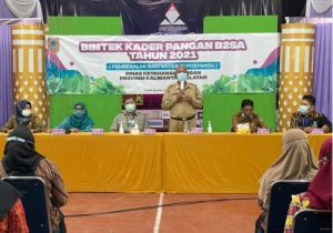 Dinas Ketahanan Pangan Kalsel Gelar Bimtek B2SA, di Kecamatan Kusan Hilir