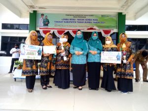 PKK Kecamatan Satui Raih Juara Pada Lomba Menu Masak Serba Ikan Tingkat Kabupaten Tanbu