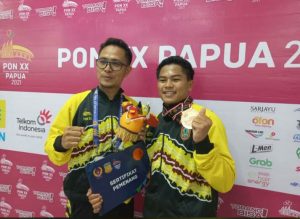 Atlet Tanbu Perkuat Kalsel, Raih Medali Perunggu Pada PON Papua