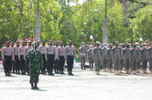 Pemkab Tanbu Gelar Apel Menjelang Kedatangan Presiden RI Joko Widodo