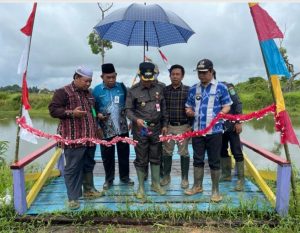 Ini Pesan Wabup M Rusli Usai Meresmikan Jembatan Wisata Pemancingan Lasung