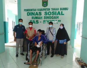 Dinsos Tanbu Fasilitasi Orang Terlantar Yang Ingin Pulang Kampung Halaman