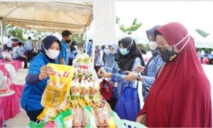 Momen Hut Korpri Ke 51, Disdagri Tanbu Bersama Instansi Terkait Menggelar Pasar Murah