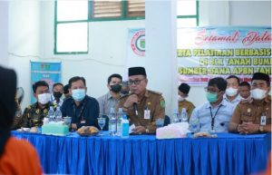 Bupati Zairullah Menutup Acara Pelatihan Berbasis Kompetensi Non Boarding APBN Tahun 2021