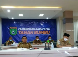 Bupati Zairullah Hadiri Rakor Penanggulangan Varian Omicron Bersama Mendagri