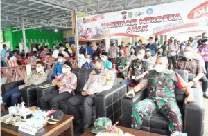 Kapolri Listyo Sigit Gelar Vidcon Vaksinasi Serentak Se Indonesia, di Hadiri Asisten Bidang Ekonomi Pembangunan Tanbu