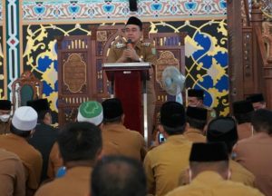 Bupati Zairullah Berharap ASN dan Non ASN Terus Lakukan Sholat Dhuha Sebelum Memulai Masuk Kerja