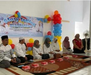 Picu Niat Membaca Anak, Dispersip Tanbu Menggelar Storytelling