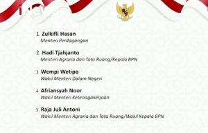 Wow! Presiden Jokowi Lantik Sejumlah Menteri Wajah Baru