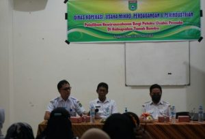 DKUMP2 Tanbu, Tingkatkan SDM Adakan Pelatihan Wirausaha Pemula Mikro Menjadi Usaha Kecil