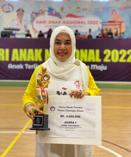 DWP Tanbu Raih Juara Pertama Lomba Kreasi Tari Anak di Banjarmasin