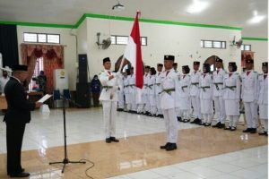 Wabup M Rusli Mengukuhkan 37 Anggota Paskibraka Angkatan XIX Tahun 2022