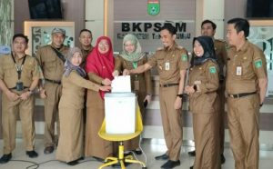 BKPSDM Tanbu Musnahkan 3.576 Arsip Inaktif dan Tidak Mempunyai Nilai Guna dan Habis Masa Simpan