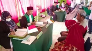 Bupati Zairullah Membuka Sidang Nikah Isbat Terpadu di Ikuti 32 Pasangan