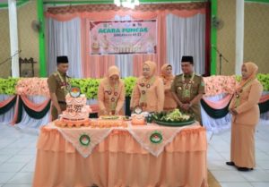 Bupati Zairullah Hadiri HUT DWP Tanbu Ke 23, Ini Harapannya