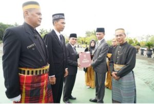 Pemkab Tanbu Menggelar Upacara HAB Kementerian Agama Bersama Forkopimda