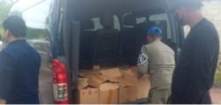 Satpol PP dan Damkar Mengamankan 245 Botol  Miras di Warung Tepi Jalan Angsana dan Sungai Loban