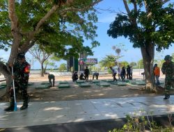 Kodim 1022/Tanah Bumbu Peringati HUT TNI ke-78 dengan Karya Bakti dan Rangkaian Kegiatan Sosial