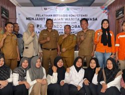 Membangun Kompetensi Tenaga Kerja, PT BIB dan BLK Tanbu Gelar Pelatihan Menjahit di Tanbu