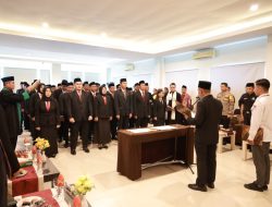 Ketua KPU Tanbu Resmi Lantik 60 PPK dari 12 Kecamatan, Persiapan Pilkada 2024
