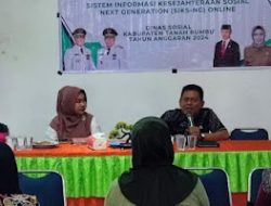 Mengoptimalkan SIK-NG, Bimtek Dinsos Tanbu Dorong Keterampilan Operator Desa/Kelurahan