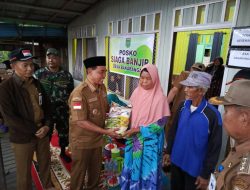 Respon Cepat, Bupati Tanbu Lakukan Kunjungan dan Bantuan di Titik Banjir