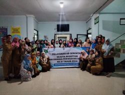 Pelayanan KB Serentak Sejuta Akseptor Tanbu dalam Rangka HARGANAS 2024