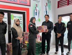 Tanggap Banjir, Pemkab Tanbu Berikan Bantuan Sembako di Sungai Loban