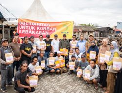 Empati H Isam: Rp 1 Miliar untuk Bantu Korban Kebakaran Tungkaran Pangeran