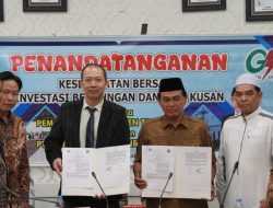 Bupati Tanbu Resmi Tandatangani MoU Bendungan dan PLTA Kusan