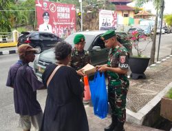 Kodim 1004 Kotabaru Peduli, Bantu Warga Lewat Jumat Berbagi