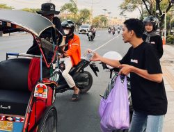 SBR GROUP, Pemuda Tani dan YBUM Kalsel Sebarkan Kepedulian Lewat Berbagi Nasi di Banjarmasin