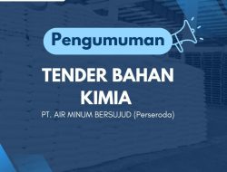 PT. Air Minum Bersujud Cari Pemasok PAC Berkualitas melalui Tender Terbuka