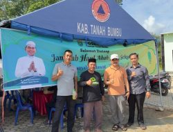 Kolaborasi Pemda Tanbu dan Masjid Attaqwa, Posko Sei Loban Bantu Jamaah Haul ke-20