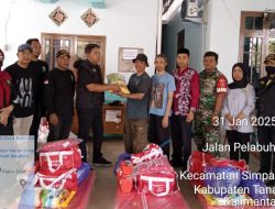 Pemkab Tanbu Bantu Korban Kebakaran, Beras hingga Peralatan Tidur Disalurkan