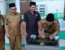 Puskesmas Karang Bintang Diresmikan, Langkah Nyata Pemkab Tanbu Tingkatkan Kesehatan