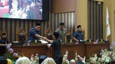 Pemkab Tanah Bumbu Siap Tindaklanjuti Masukan Fraksi dalam Rapat Paripurna DPRD
