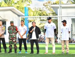 Bupati Andi Rudi Latif Apresiasi Pembukaan Turnamen Minisoccer Basatu Cup 2025
